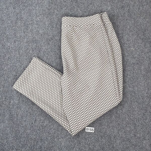 Chicos Pants Womens 2 Large Brown Easywear Ankle Knit Pull On Stretch Career